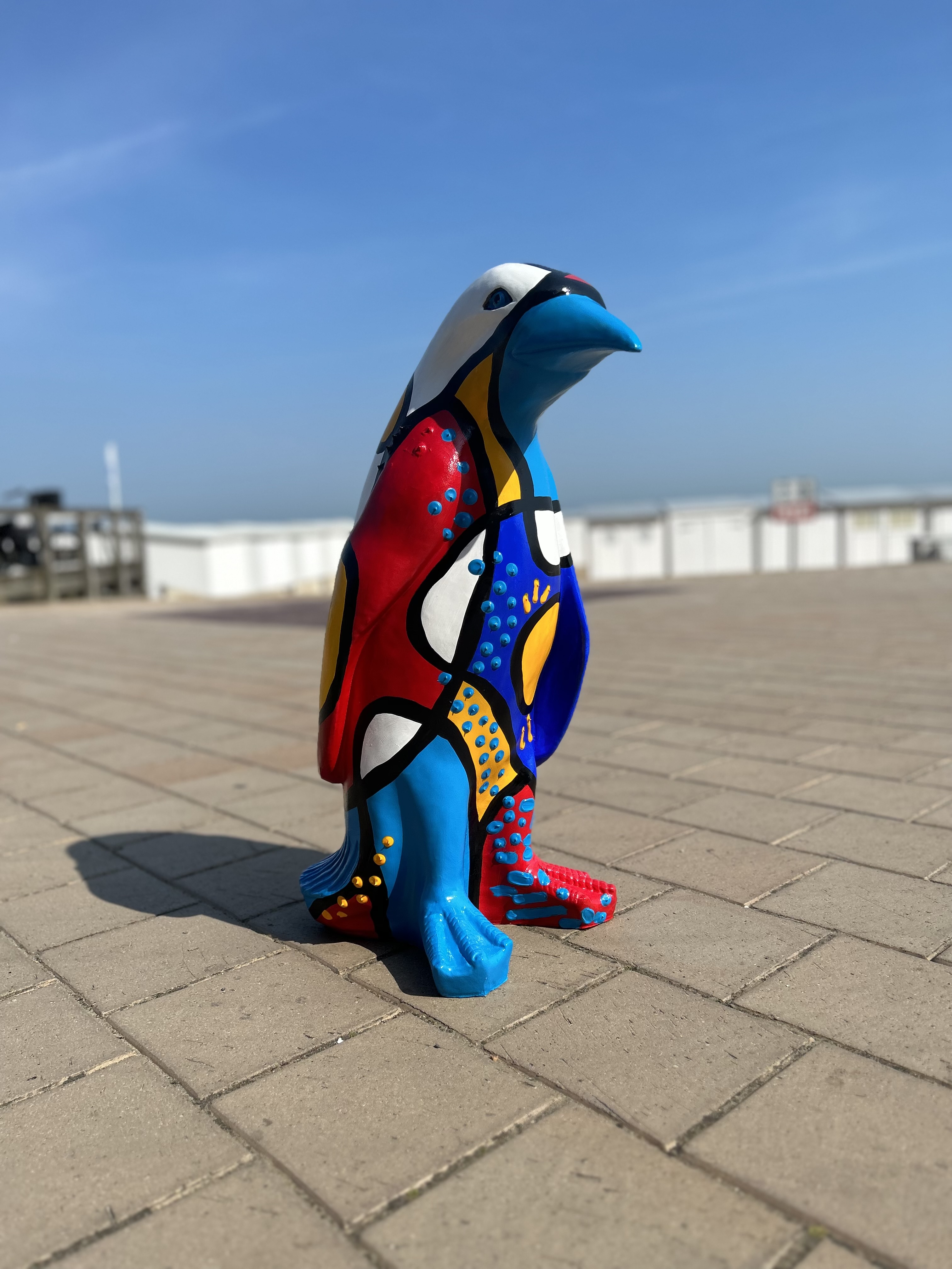 brand-kunst.nl | ‘Happy pinguin”.