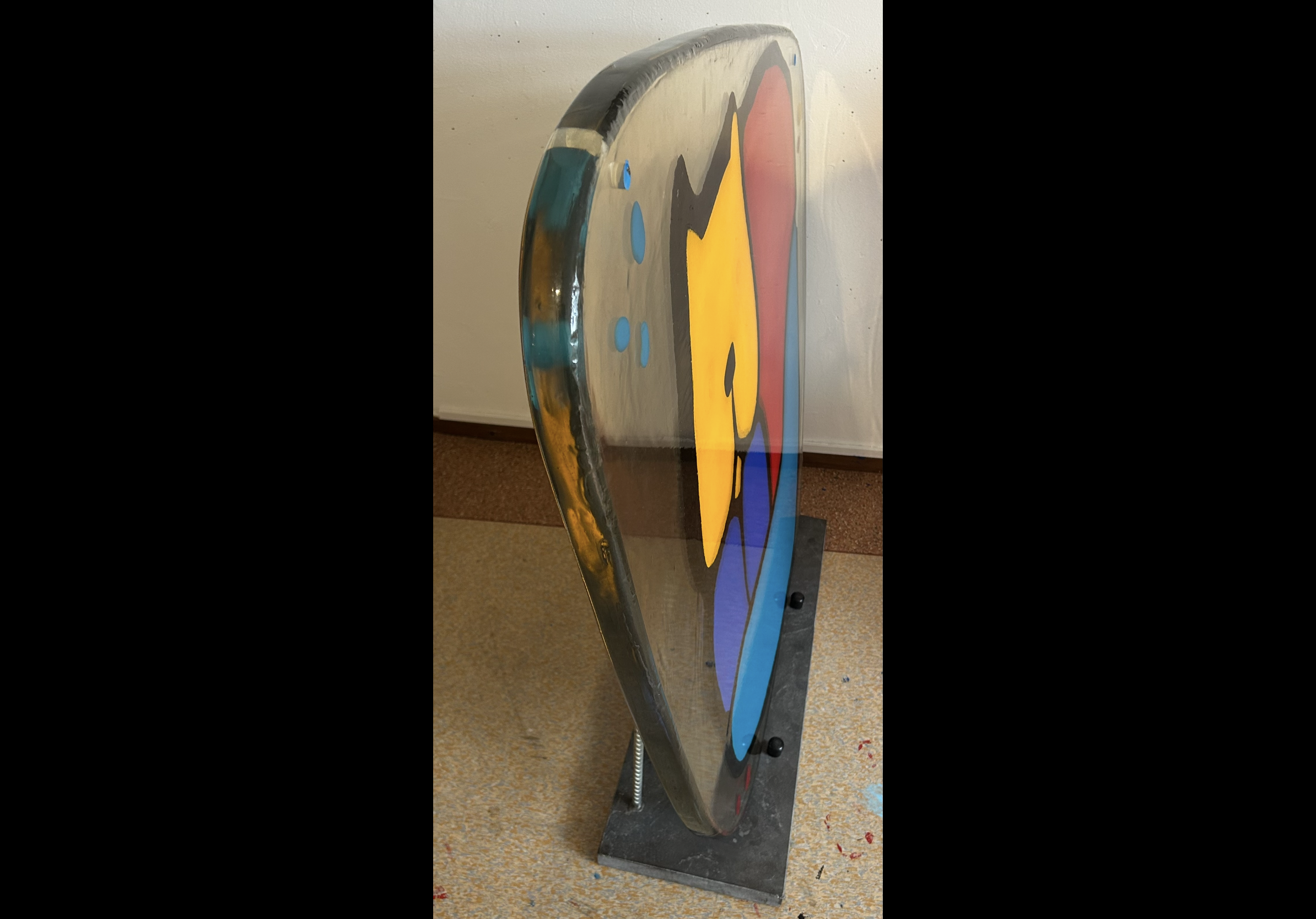 brand-kunst.nl | Kleurrijke poes in epoxie 